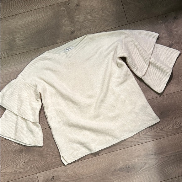 Madewell Sweaters - Madewell Soft White Knit Sweater